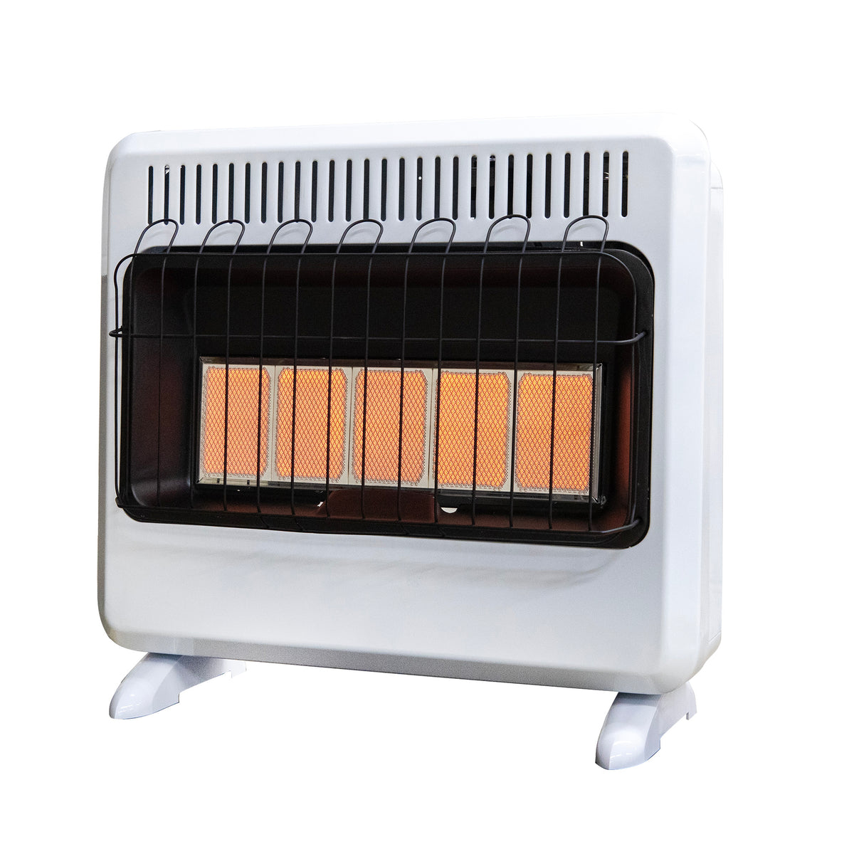 30,000 BTU Vent Free Radiant Heater with Thermostat and Blower (Liquid Propane)
