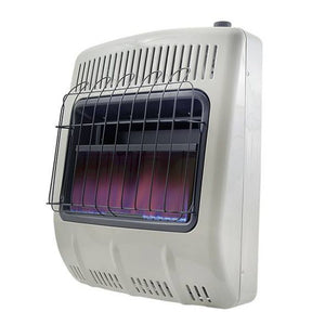 20,000 BTU Vent Free Blue Flame Propane Heater with Thermostat and Blower