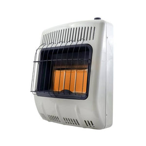 20,000 BTU Vent Free Radiant Natural Gas Heater with Thermostat and Blower