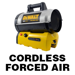 DeWALT Cordless Forced Air Heater Manual